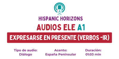 Audio ELE A1: Joaquín y Rocío se encuentran.
