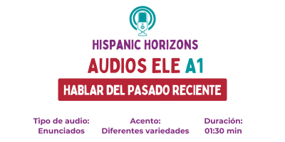 Audio ELE A1: ¿Qué has hecho este fin de semana?